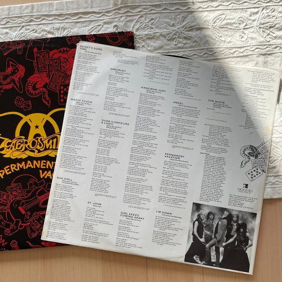 Aerosmith - Permanent Vacation - Vintage Vinyl - 1987 - Picture 3 of 4
